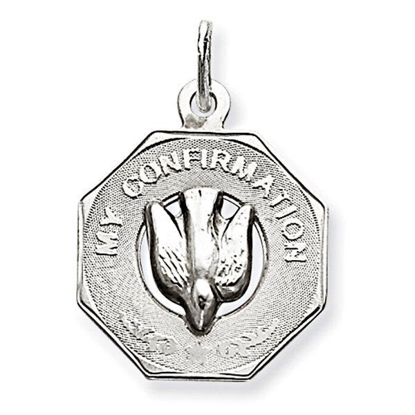 "My Confirmation" Dove Cut-out  Religious Medal