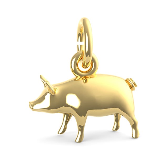 Small Pig Charm