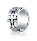 Cobalt Chrome Comfort Fit w/ Cross Cut-Outs 10mm Wedding Band