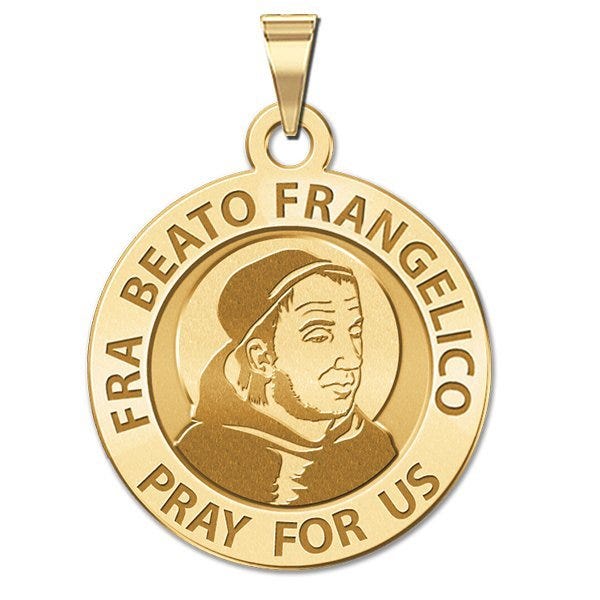 Fra Beato Frangelico Round Religious Medal "EXCLUSIVE"
