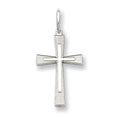 Sterling Silver Laser Designed Cross Charm