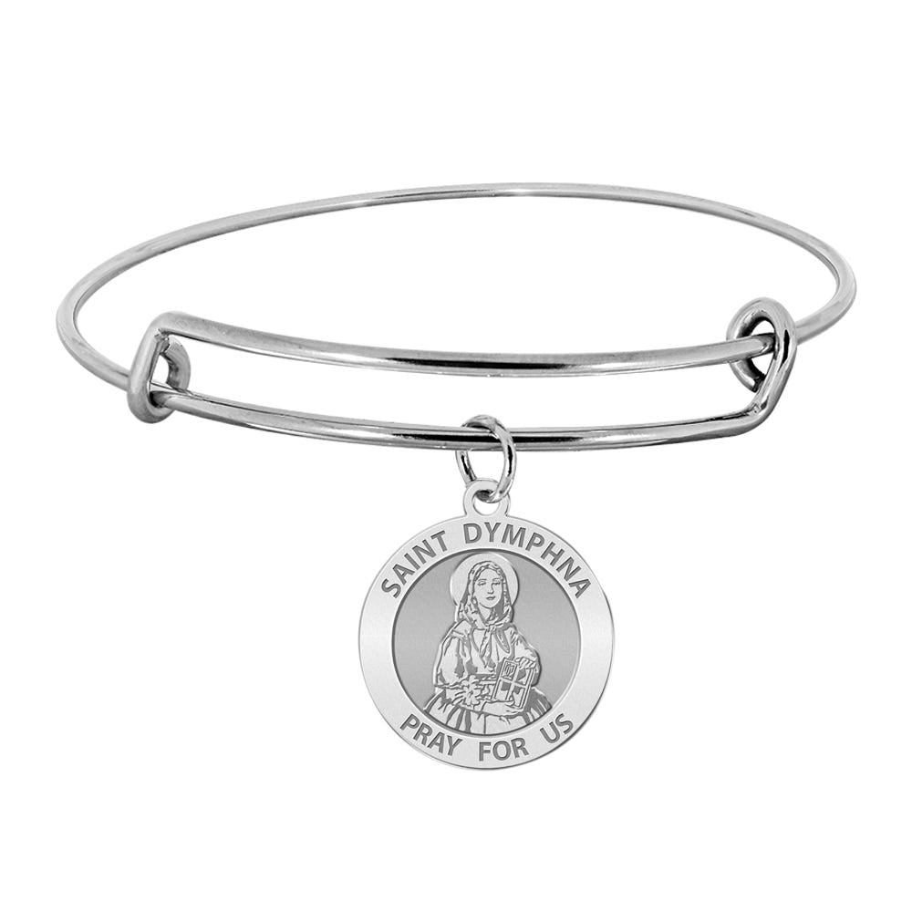 Saint Dymphna Expandable Bracelet