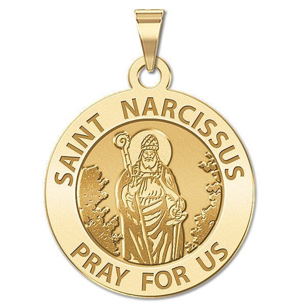 Saint Narcissus Religious Medal  "EXCLUSIVE"