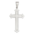 Sterling Silver Polished Cross Pendant