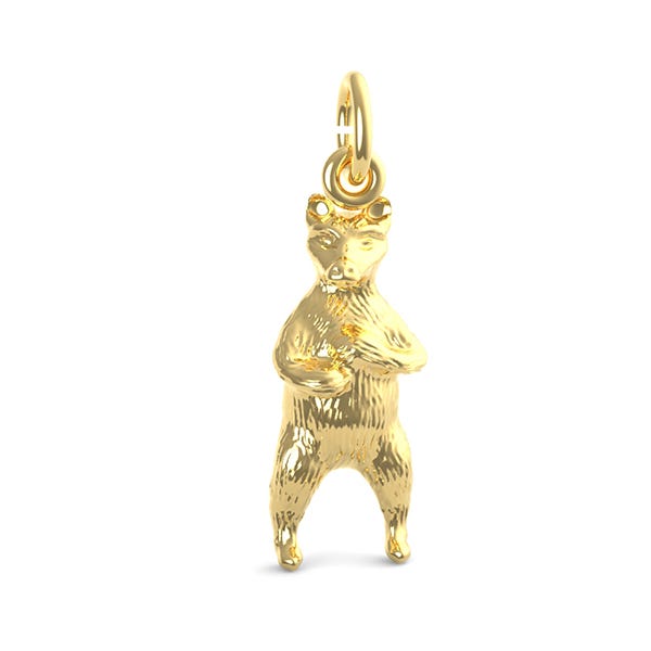 Grizzly Bear Charm