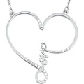 Heart Diamond "Love" Pendant
