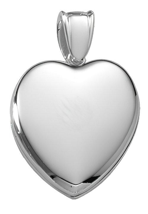 Platinum Heart Premium Weight Locket