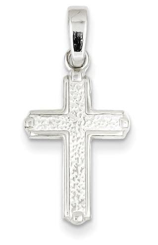 Sterling Silver Polished Cross Pendant
