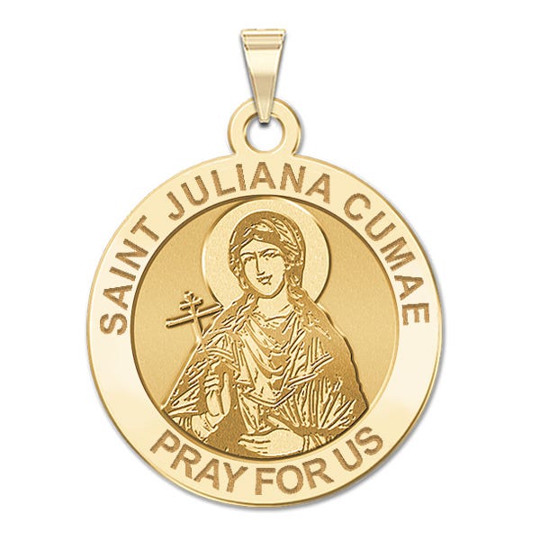 Saint Juliana Cumae Religious Medal  "EXCLUSIVE"