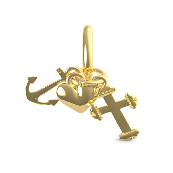 Faith, Hope, Charity Charm(0541)