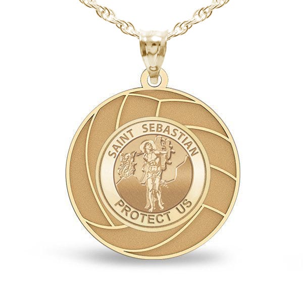 Saint Sebastian Volleyball Medal