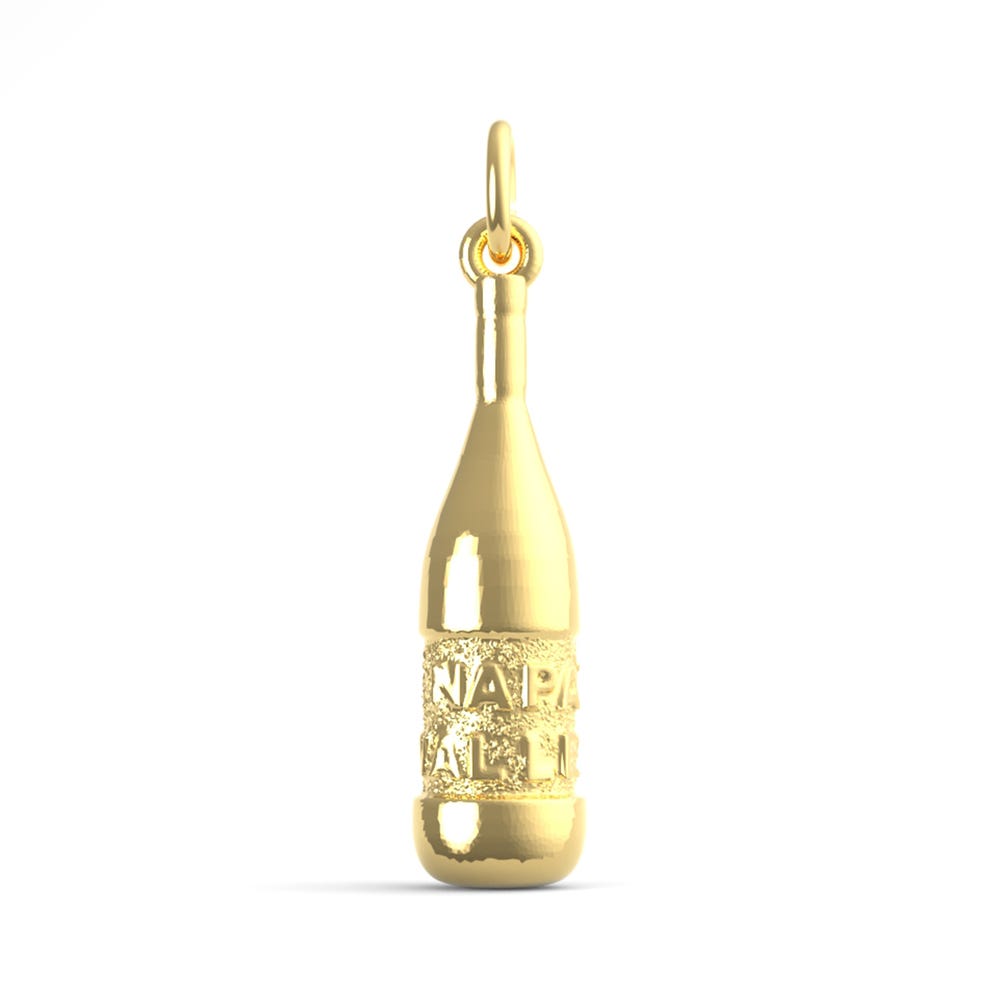 Napa Valley Wine Bottle Charm(2962)