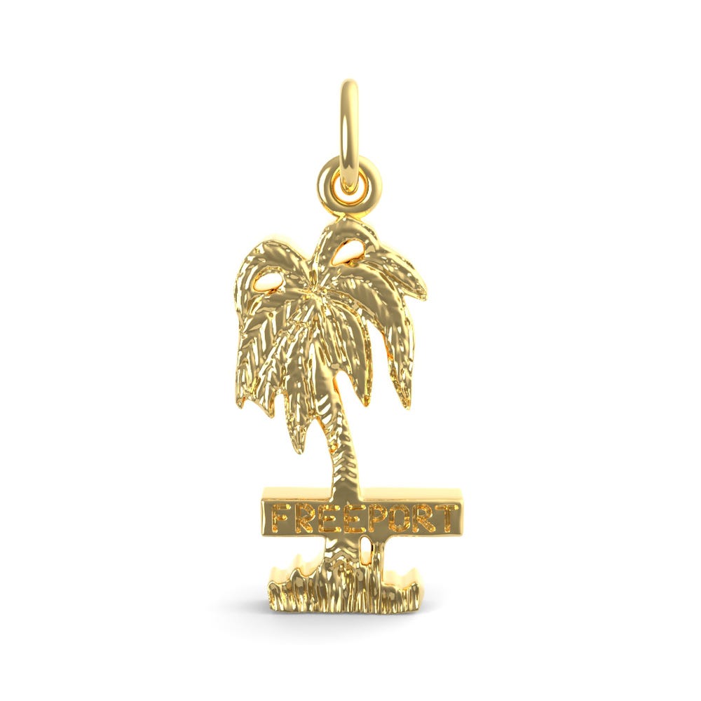 Freeport Palm Tree Charm