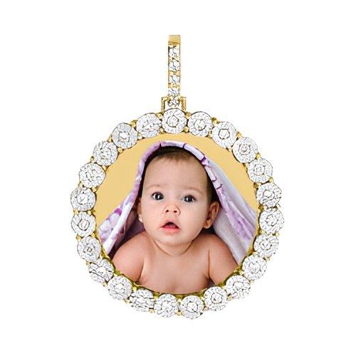 Diamond Illusion Round Pendant Jewelry