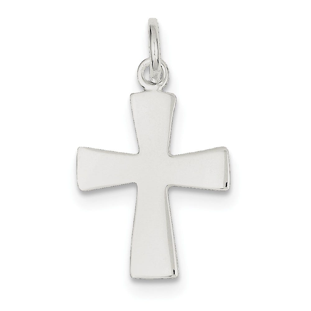 Sterling Silver Latin Cross Charm