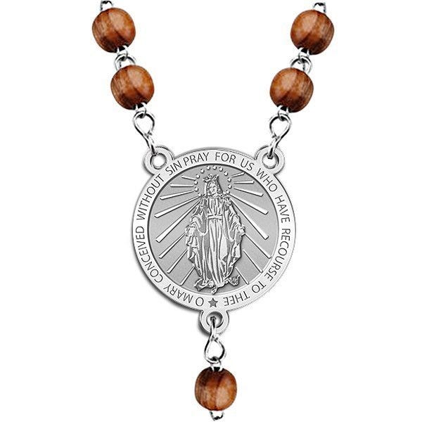 Miraculous Medal  Rosary Beads "EXCLUSIVE"