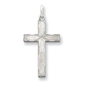 Sterling Silver Laser Designed Cross Pendant