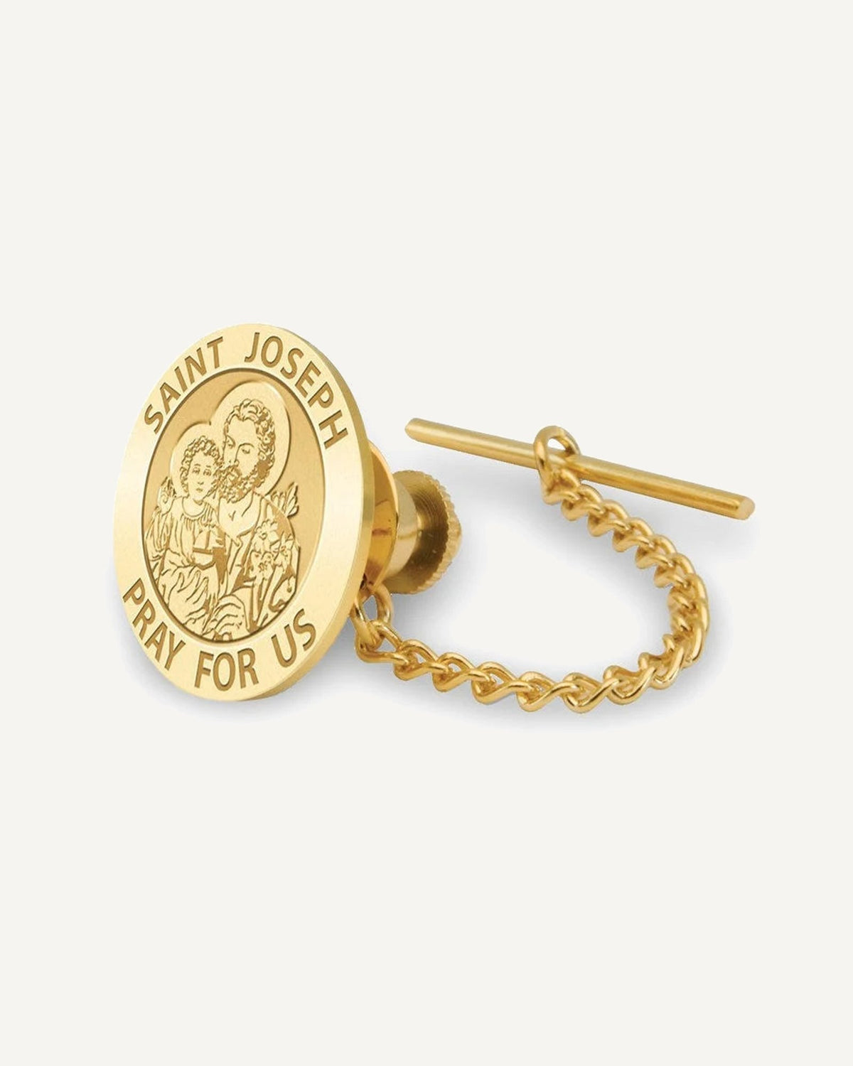Saint Joseph Religious Tie Tack  "EXCLUSIVE"