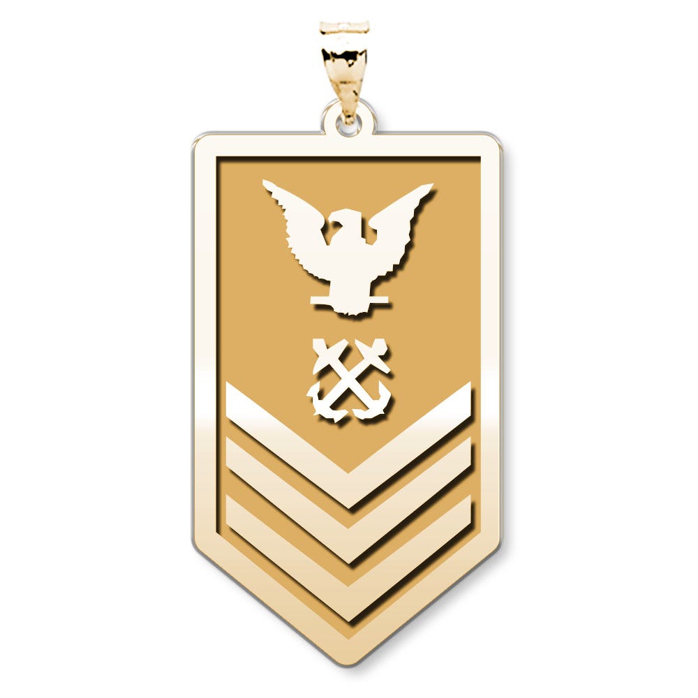 Unites States Navy  Petty Officer 1st Class Pendant