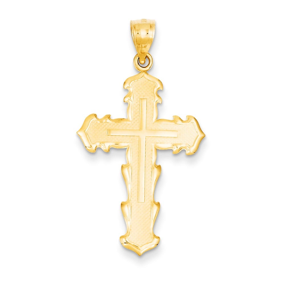 14k Passion Cross Pendant