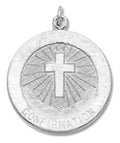 Sterling Silver Confirmation Religious Medal