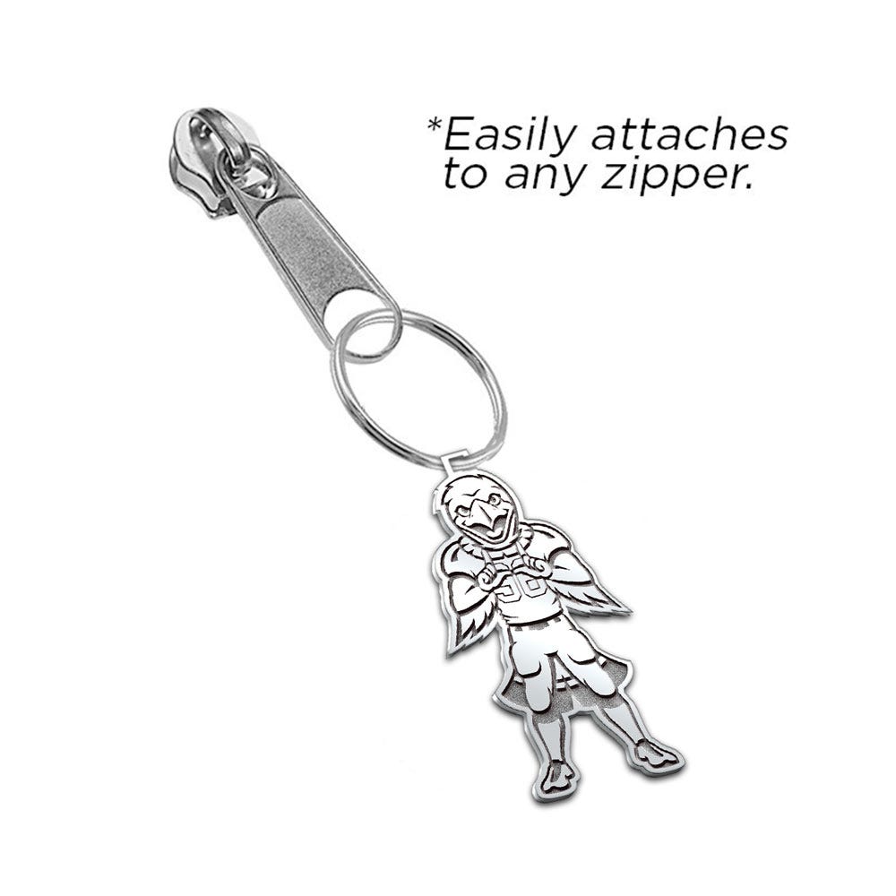Swoop the Red-Tailed Hawk Zipper Pull
