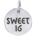 Sweet 16 Charm Tag Engravable