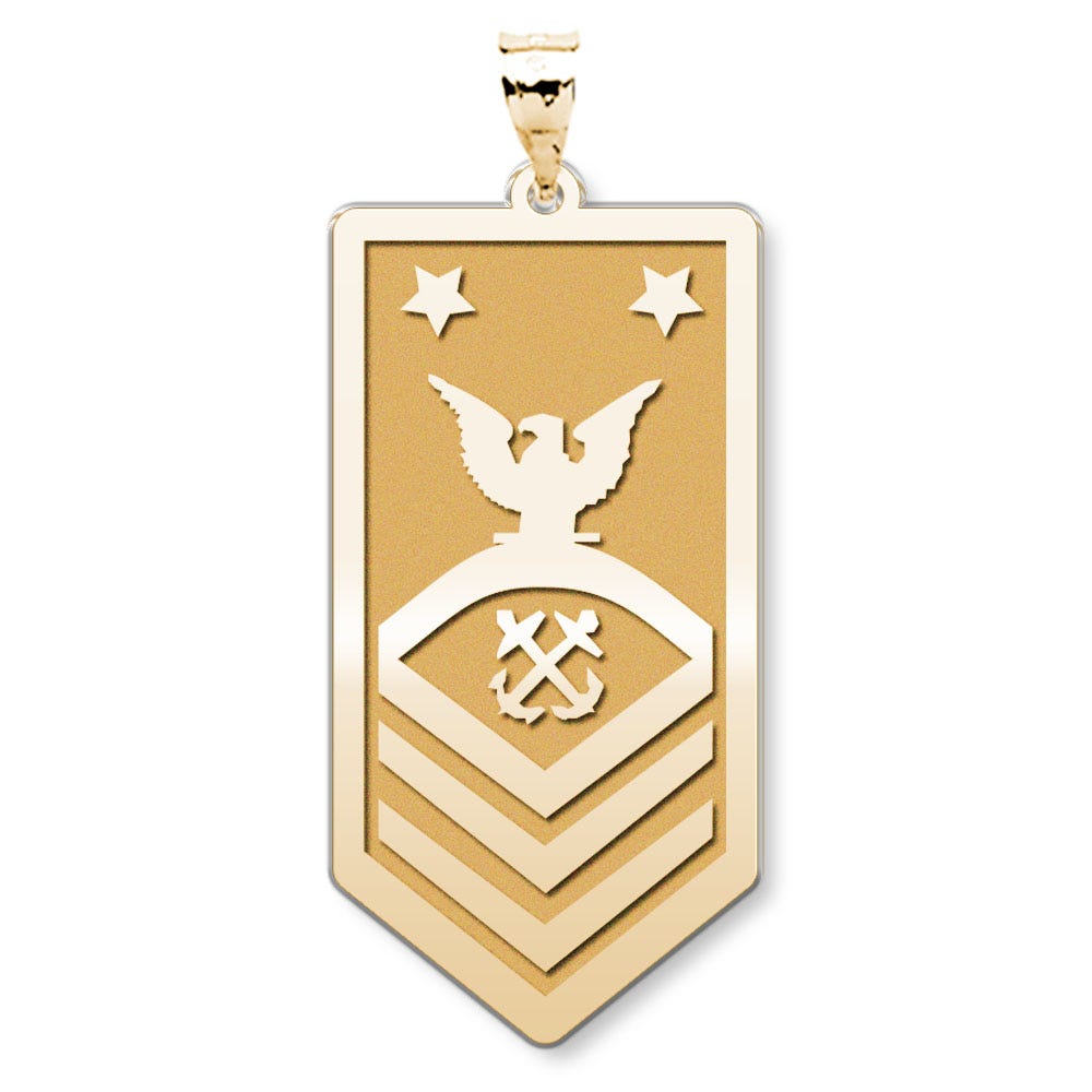 Unites States Navy Master Chief Petty Officer Pendant