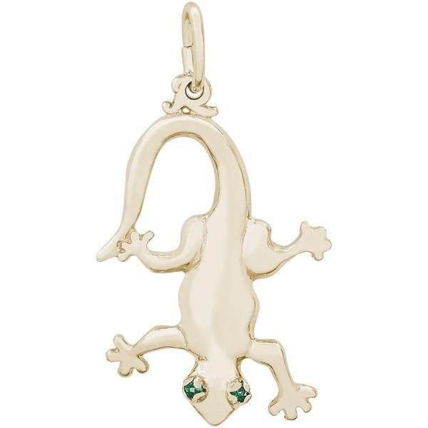 Gecko w/ Stones Charm