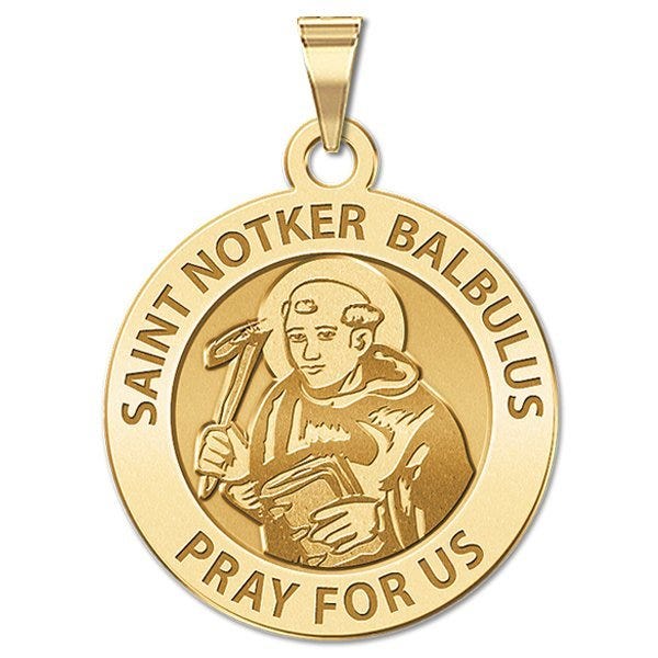 Saint Notker Balbulus Religious Medal "EXCLUSIVE"