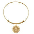 Expandable Bracelet W/ Saint Christopher Charm