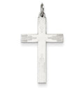 Sterling Silver Laser Designed Cross Charm