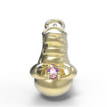 February Baby Bootie Charm