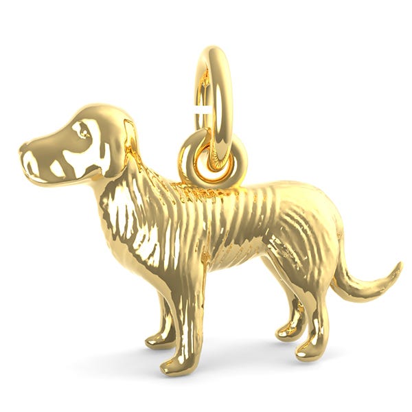 St. Bernard Dog Charm