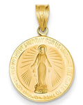 14K Yellow Gold Miraculous Medal
