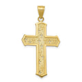 10k Passion Cross Pendant