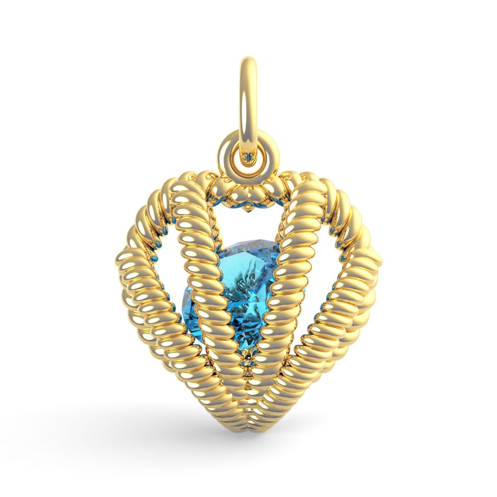 Embraced with Love March Stone Charm(8350-003)