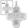 4 Way Cross Religious Medal