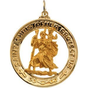 Saint Christopher Religious Medal