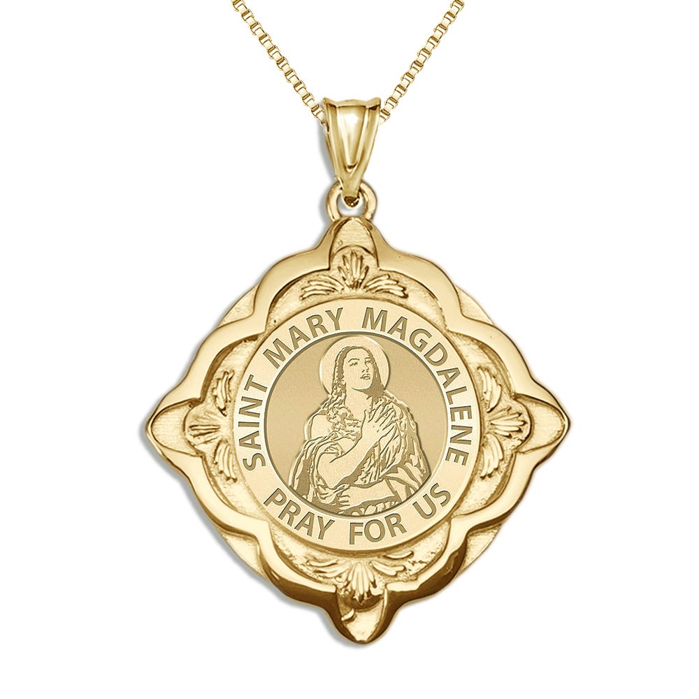 Saint Mary Magdalene Cathedral Round Religious Medal