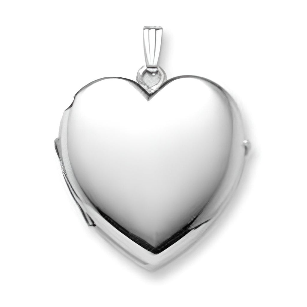 Build Your Own Silver 4 or Four Picture Heart Locket