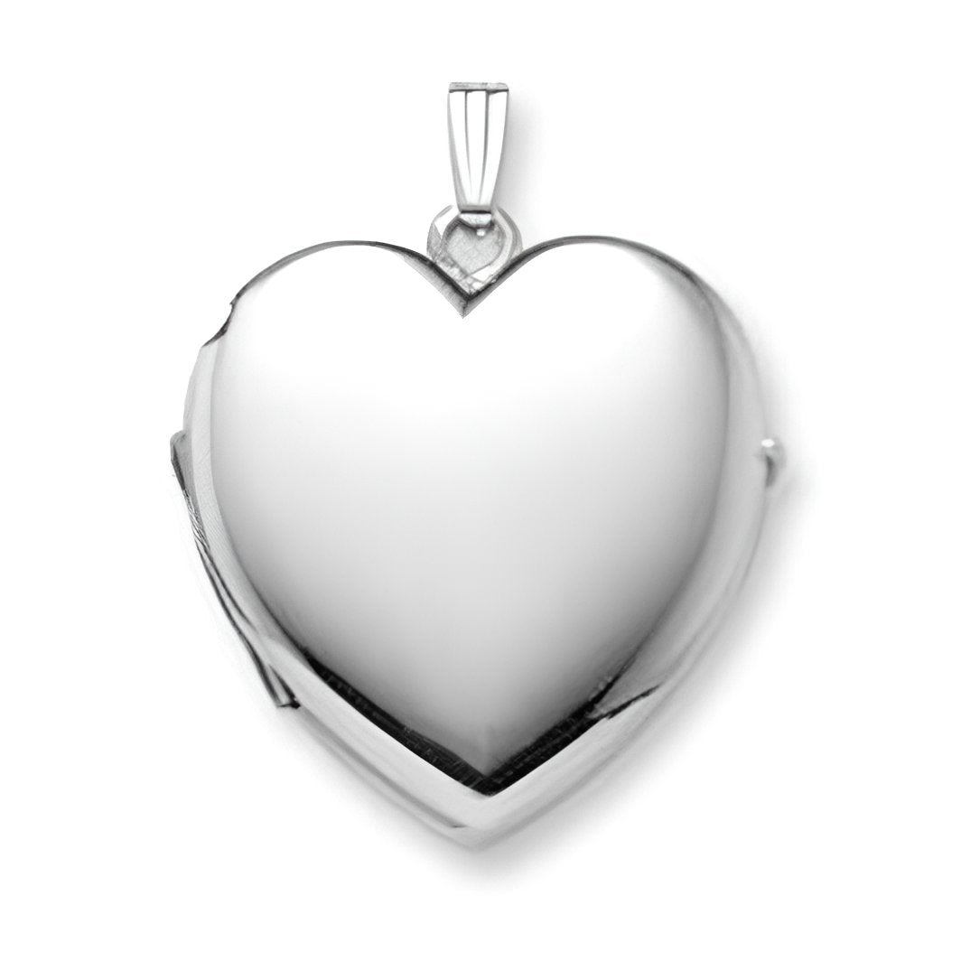 Build Your Own Silver 4 or Four Picture Heart Locket