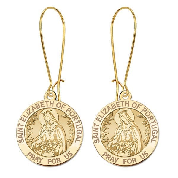 Saint Elizabeth of Portugal Earrings "EXCLUSIVE"