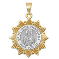 Saint Jude Thaddeus Two-Tone Sun Border