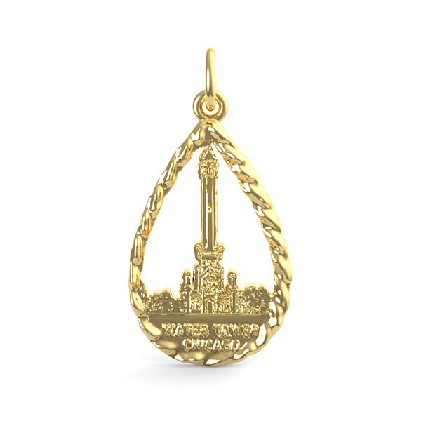 Chicago Water Tower Charm(5240)