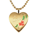 14K Gold Filled Love Heart Photo Locket - 3/4 inch x 3/4 inch