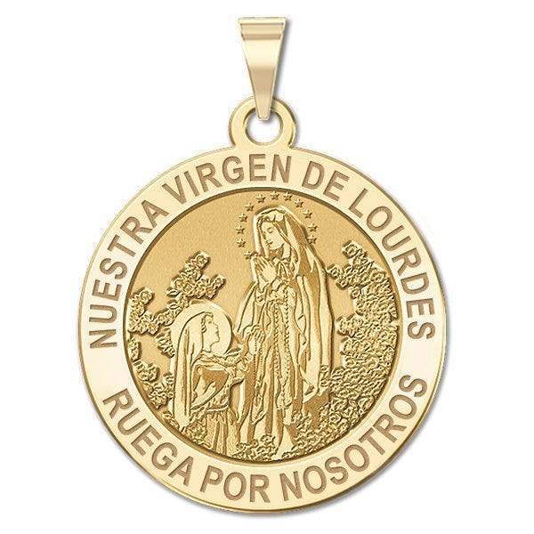 Nuestra Virgen de Lourdes Religious Medal
