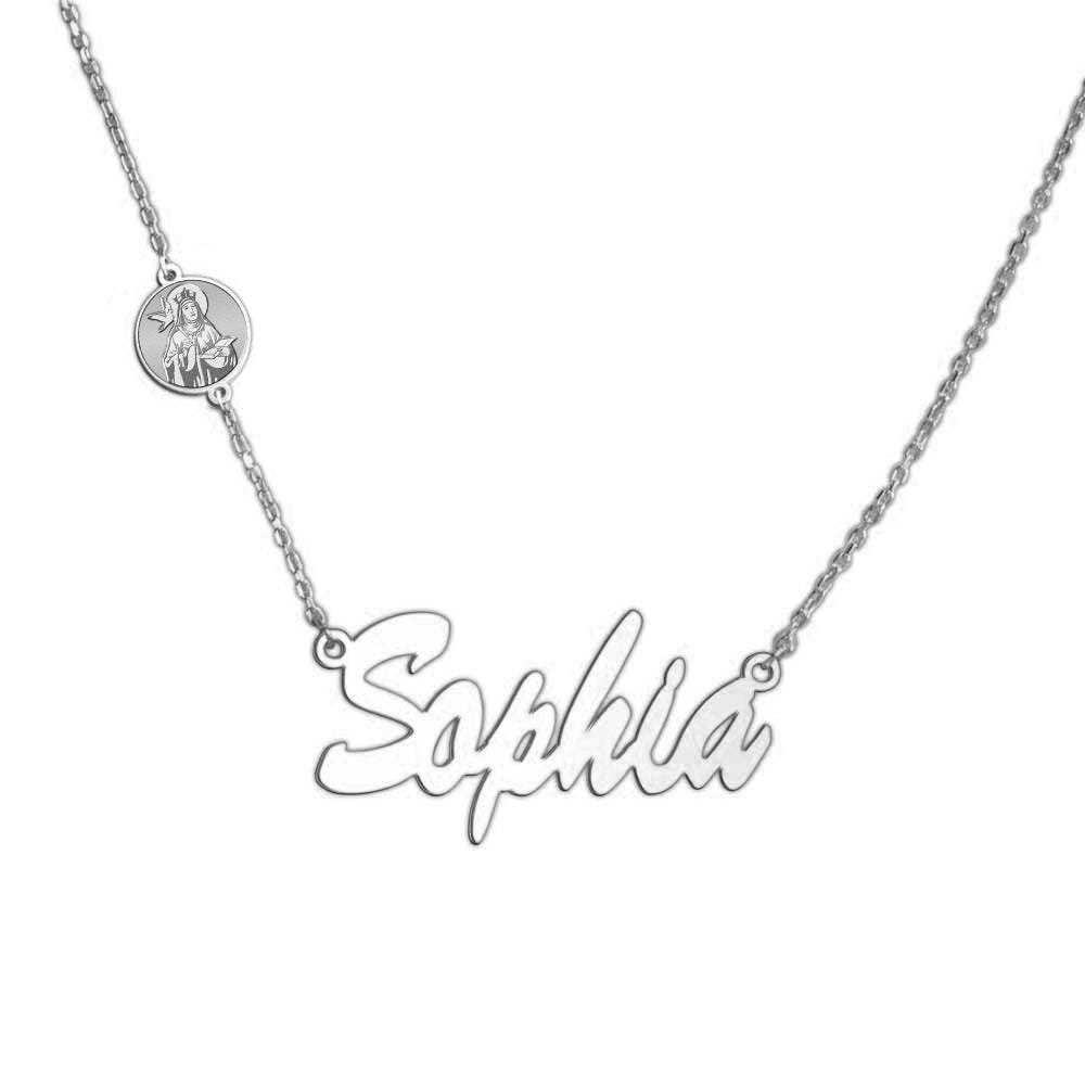 Teresa of Avila Custom Name Necklace
