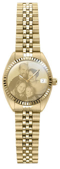 Women's Custom Swiss QuartzLine Photo Laser Watch