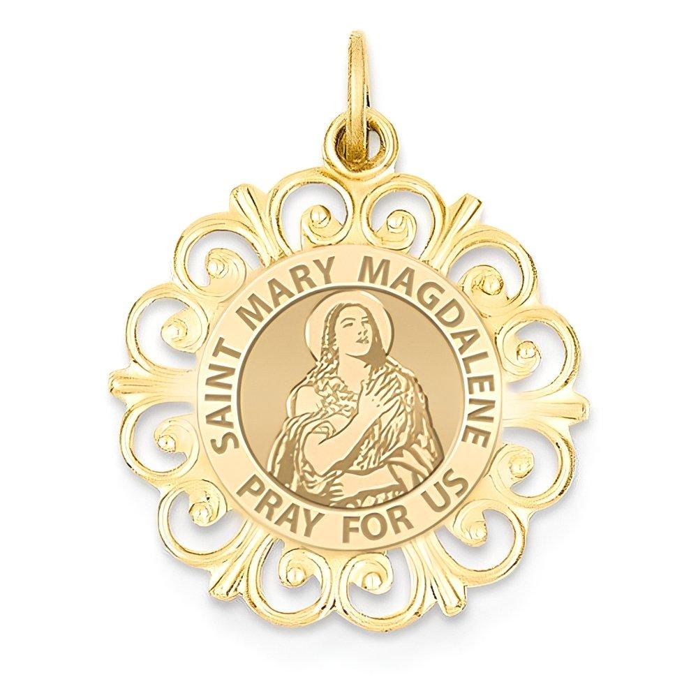 Round Filigree Saint Mary Magdalene